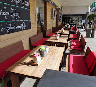 Sitzplätze im Außenbereich