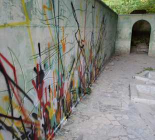 Ruine Badhaus des Sanatoriums
