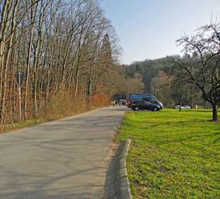 Anfahrt zum Parkplatz