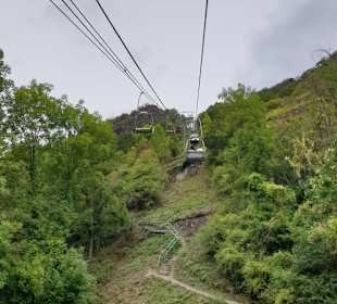 Seilbahn nicht nur auf den Berg zum Wandern sonder
