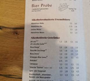 Speisekarte