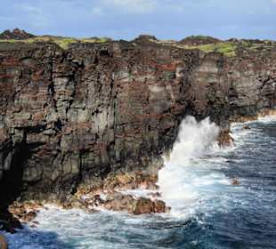 Küste am Straßenende