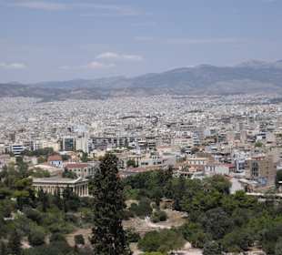 Blick von der Akropolis 