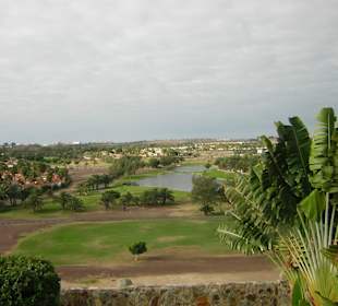 Blick auf den Golfplatz