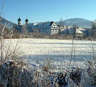 Kloster Benediktbeuern im Winter