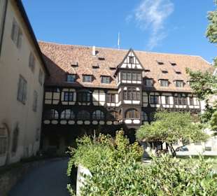 Bei der Besichtigung der Veste Coburg