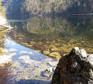 Romantischer Toplitzsee bei Fischerhütte
