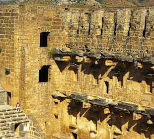 Aspendos An/Abfahrt Landschaft