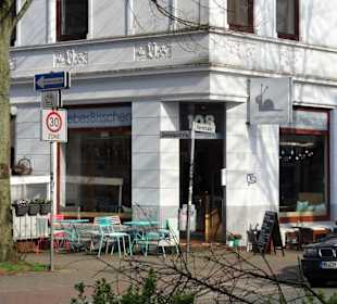 Außenansicht des Café LiebesBisschen