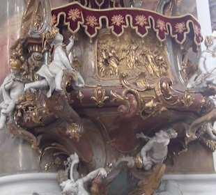 Kanzel mit Verklärung Jesu