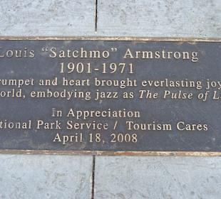 Tafel von "Satchmo"