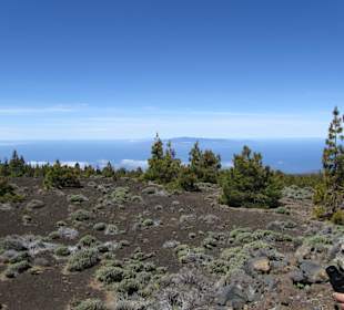 Blick auf la Gomera vom Teide