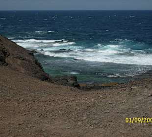 Schöne Bucht auf der Tour zu sehen