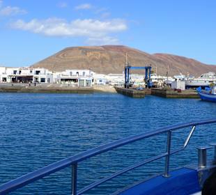 Ankunft Insel La Graciosa
