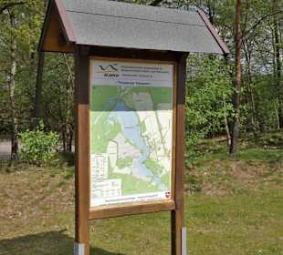 Plan von der Talsperre und ihrer Umgebung