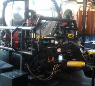 Unterwasser Helikopter.