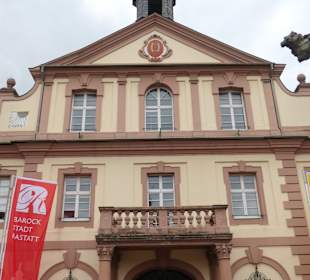 Auf dem Marktplatz im Zentrum von Rastatt