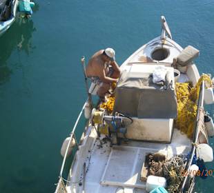 Hafen von Einheimischen