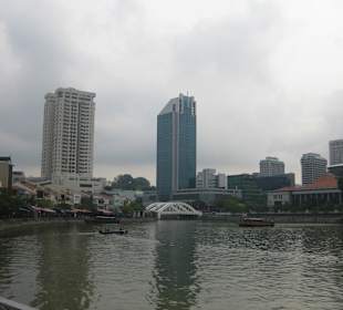 Fluß Höhe Marina Bay