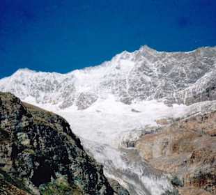 Blick auf einer der Gletscher