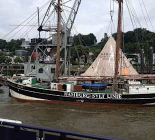 Segler im Museumshafen Övelgönne