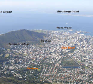 Aussicht auf Kapstadt