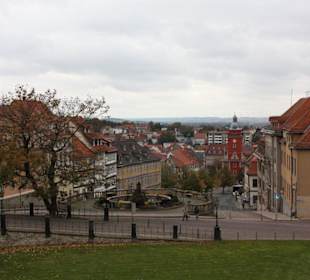 Blick auf die Altstadt von Gotha