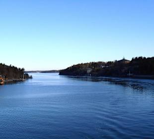 Fahrt durch den Schärengarten