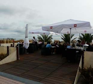 Shops and Restaurants at Sea Front in Dahme