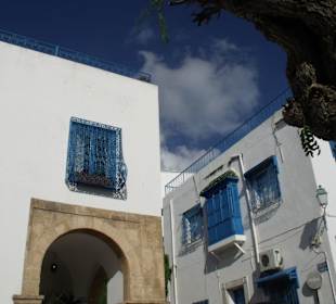 Die blau-weiße Künstlerstadt