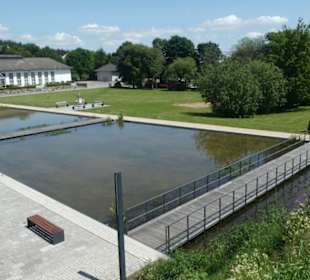Schöne Parkanlage im Zentrum von Oberhof