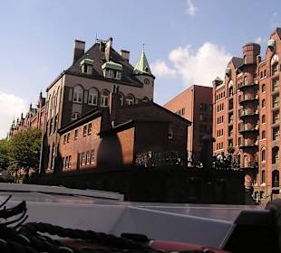 Unterwegs in der Speicherstadt