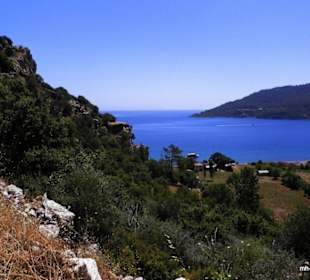 Blick zurück vom Weg nach Turunc kurz vor Amos
