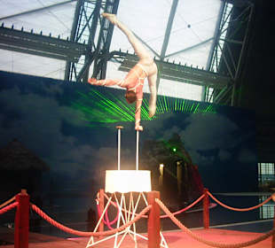 Abendshow in der Südsee