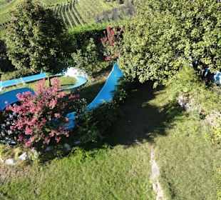 Wasserrutsche von oben