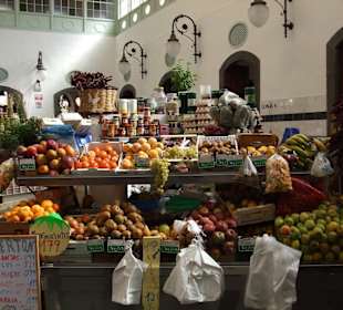 Stand in der Markthalle