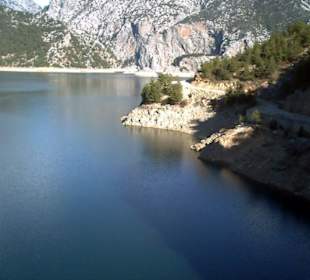 Blick auf den Stausee