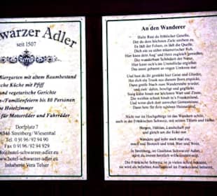 Info zum Schwarzen Adler