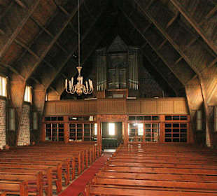 Blick zur Orgelempore St Georg