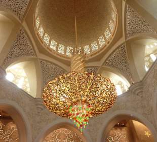 Sheikh Zayed Moschee in Abu Dhabi