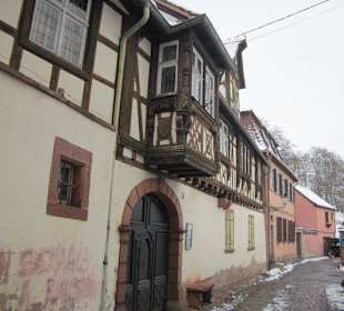 Altstadt Wissembourg im Winter
