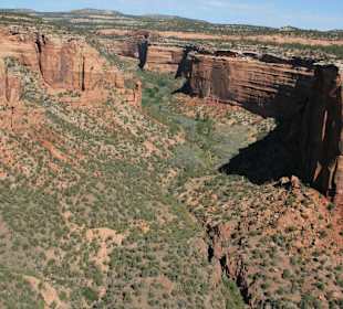Ausblick von einem der Aussichtspunkte im Park