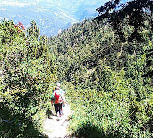 Wanderweg auf die Katrin