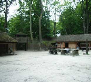 Nachbildung einer mittelalterliche Siedlung