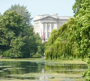 Vistas del palacio de Bucklingham desdes el puente