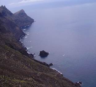 Steilküstenstraße bei Punta de La Aledea