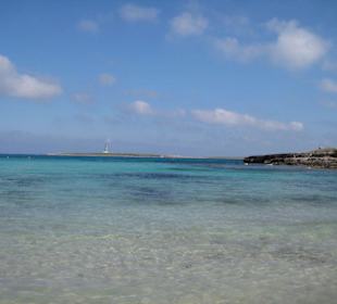 Der Strand von Punta Prima