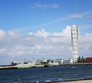 View to Turning Torso at Västra Hamnen