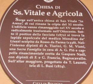 CARTIGLIO Chiesa SS.Vitale e Agricola-Bologna