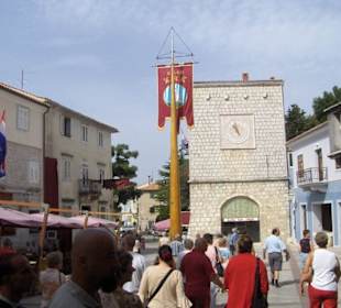 Marktplatz von Krk-Stadt